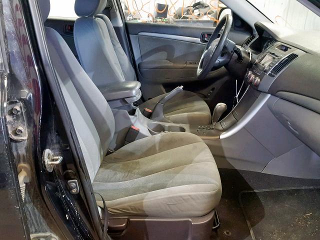 Salvage Title 2009 Hyundai Sonata Sedan 4d 2 4l For Sale In Lyman