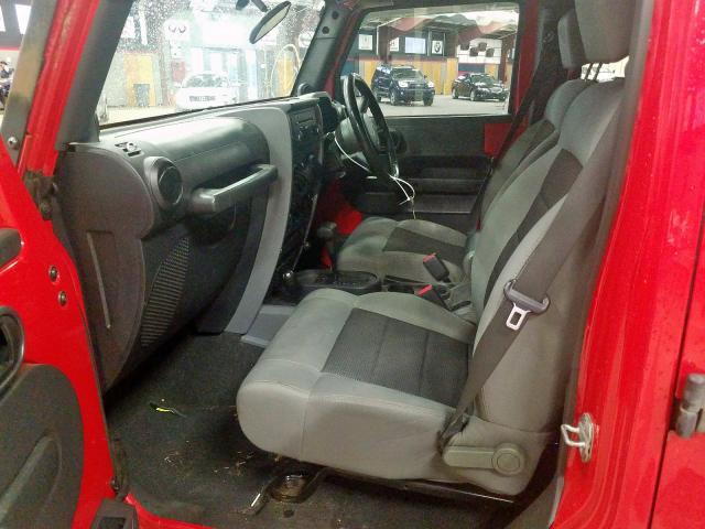 Repossession 2009 Jeep Wrangler U 4dr Spor 3 8l For Sale In East