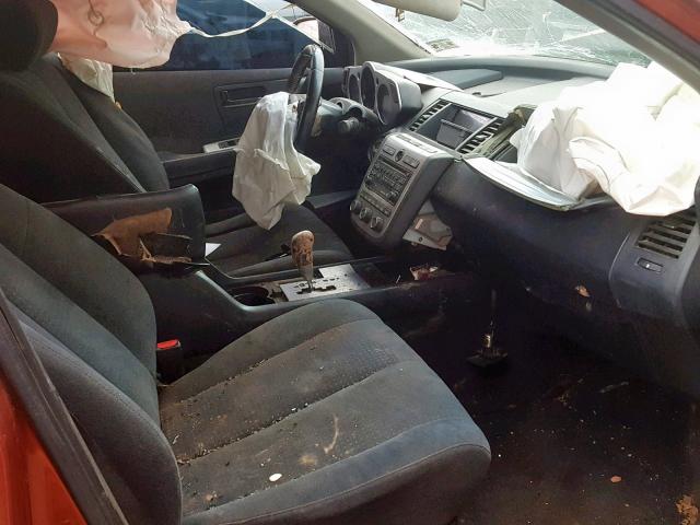 Salvage Vehicle Title 2004 Nissan Murano Sl 4dr Spor 3 5l For Sale