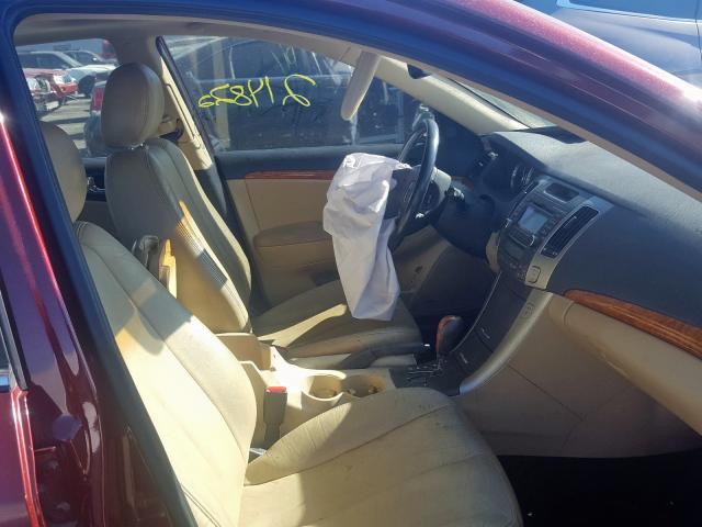 Salvage Certificate 2009 Hyundai Sonata Sedan 4d 3 3l For Sale In