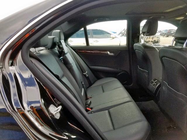 Flood Salvage Vehicle Title 2010 Mercedes Benz C Class Sedan 4d