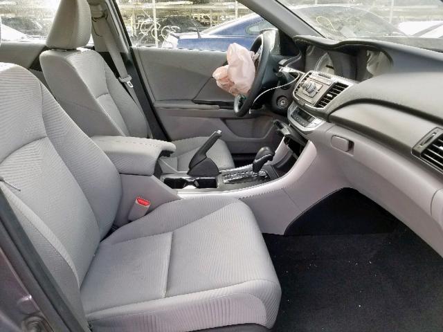 Salvage Title 2014 Honda Accord Lx Sedan 4d 2 4l For Sale In